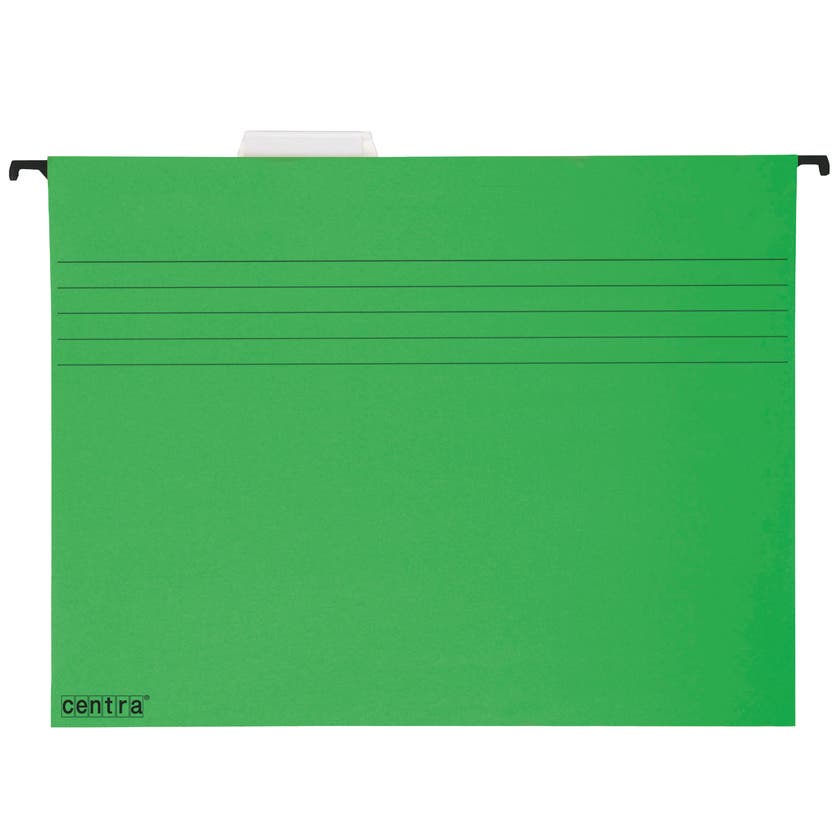 Produktbild - VF7002370 - Hängmapp med rubrikhållare och instick grön A4