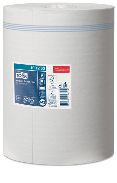 Produktbild - 63131 - Torkrulle 2-lager perforerad till hållare M2 24,5cmx160m