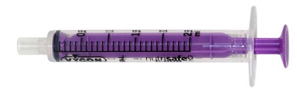 Produktbild - 58167 - Enteral spruta enpatientbruk till sondmatningssystem ej ENFit 2,5ml