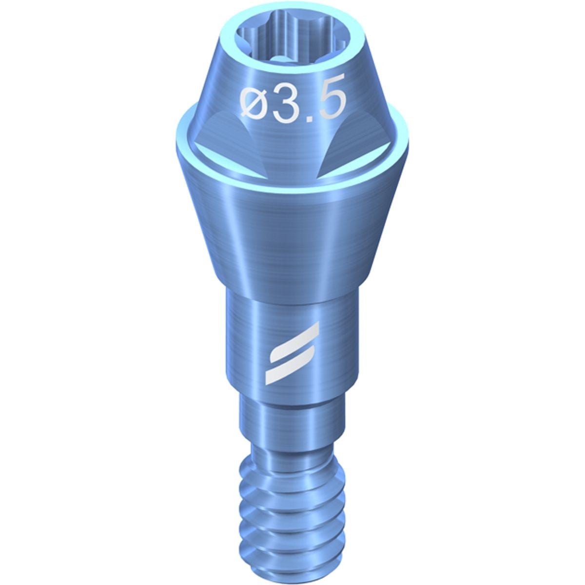 Produktbild - VF000179023 - Skruvretinerad distans NC steril 3,5mm gingivahöjd 1,5mm 0°