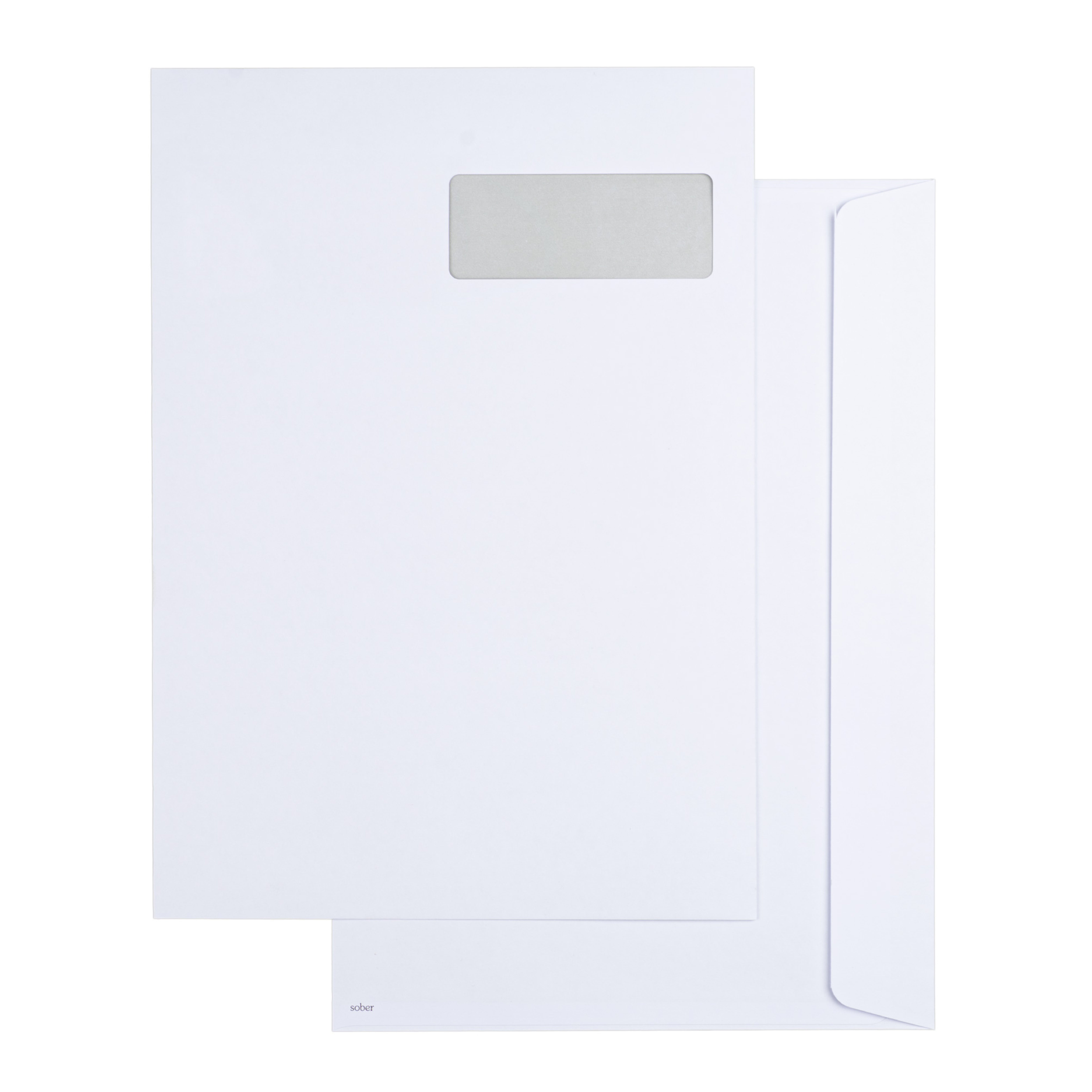 Produktbild - VF000185543 - Kuvert vitt självhäftande med remsa C4H2 100g