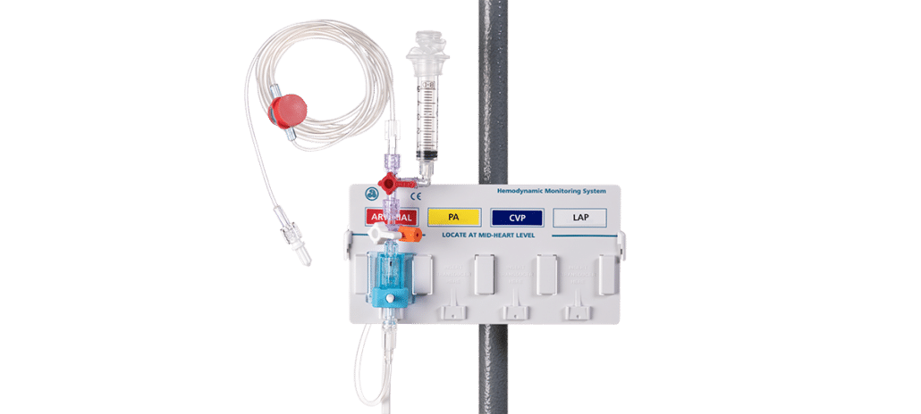 Produktbild - VF000166361 - Tryckmätningsset 1-linje slutet adapterfritt för anslutning till PA-set gult 183/30cm