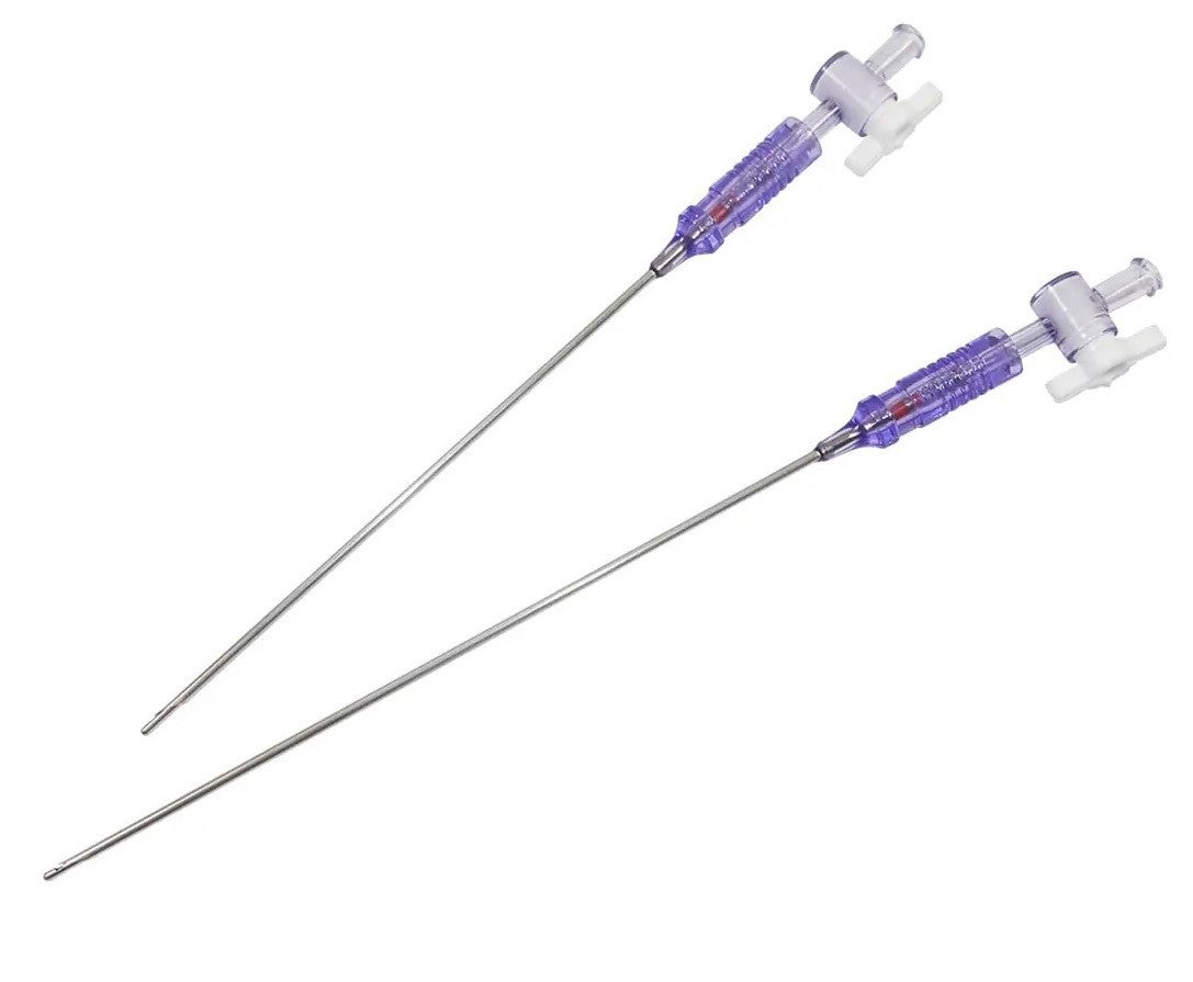 Produktbild - VF000163305 - Insufflationskanyl med luer-lock-fattning och skarp nålsegg 14 gauge längd 120mm