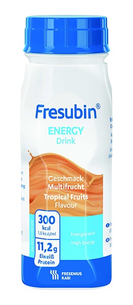 Produktbild - 57712 - Fresubin Energy Drink kosttillägg energidryck tropisk frukt 150kcal/100ml 10g protein/100ml 200ml