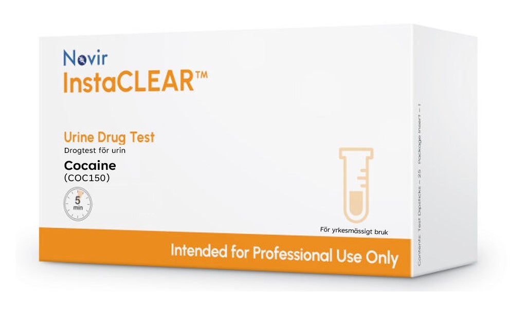 Produktbild - VF000184219 - Drogtest singelsticka för urin kokain 25-pack