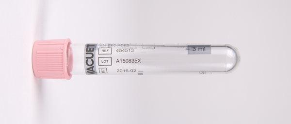 Produktbild - 53688 - Vakuumrör för glukosanalys PL rosa 3ml