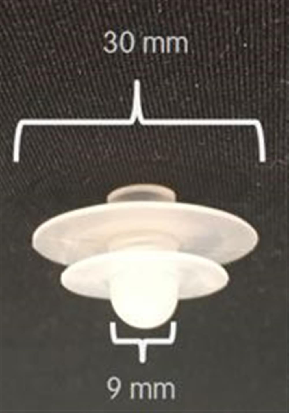 Produktbild - VF000130410 - Cementrestriktorplugg, plast, ⌀ 30mm, 3st/fp