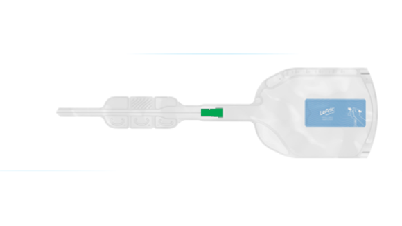 Produktbild - VF000177552 - Tappningskateter Nelaton hydrofil plast med vätska och påse CH14 20cm