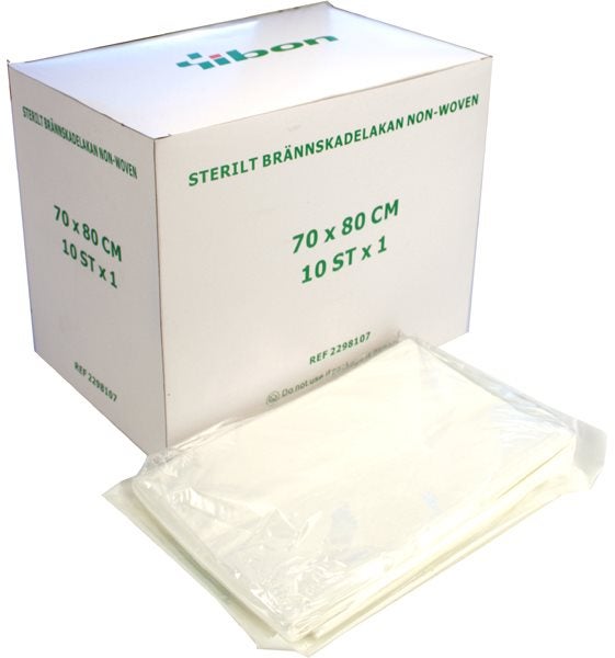 Produktbild - 56844 - Ytkompress och brännskadelakan 70x80cm