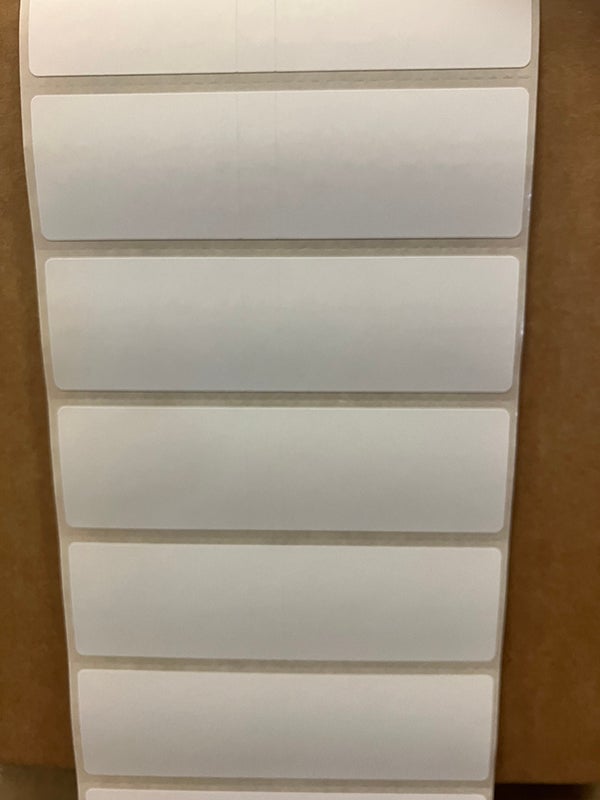 Produktbild - 64165 - Etikett thermo Synthermal rosettetikett 104x30mm 1800st/rulle