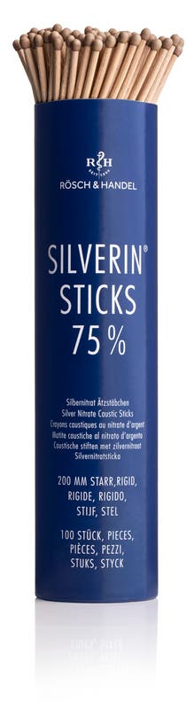 Produktbild - 61346 - Silvernitratstickor, 20cm, 75% 100st/fp