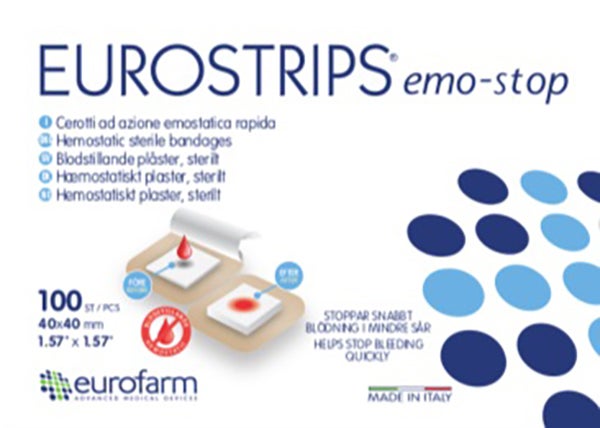 Produktbild - 61636 - Hemostatiskt plåster beige 40x40mm