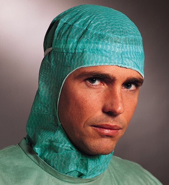 Produktbild - 53475 - MÖSSA HJÄLM AXELTÄCKANDE GRÖN SVETTBAND KNYTBAND