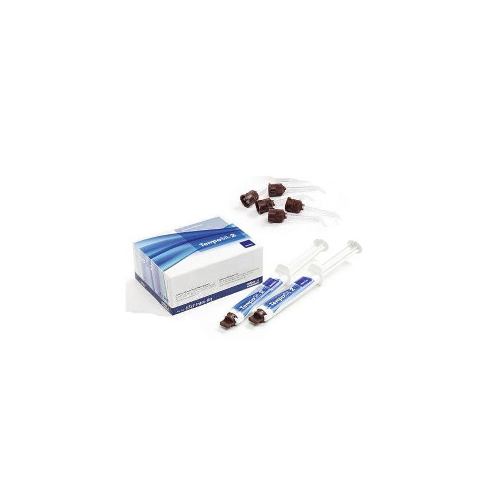 Produktbild - VF000119569 - Introkit temporärt fyllnadsmaterial i spruta färg Dentin 2x5ml