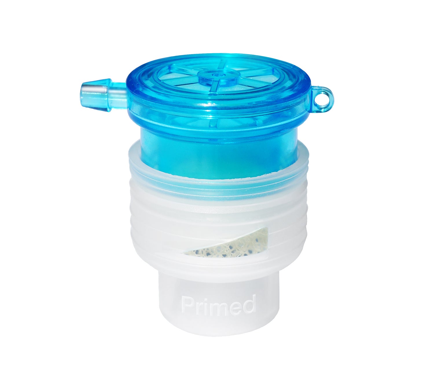 Produktbild - VF000185448 - Fuktvärmeväxlare med talventilsfunktion blå och transparent inklusive 5 filter