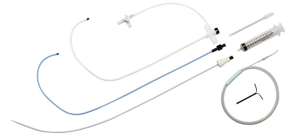 Produktbild - VF000175410 - CORONARY SINUS GUIDE SPLITTABLE INTRODUCER KIT WORLEY ADVANCED CSG WORLEY RIGHT-SIDED 9F 40 CM