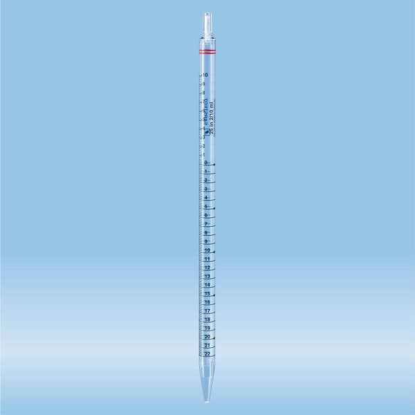 Produktbild - 65392 - Pipett plast med proppmunstycke och bomullspropp graderad 25ml