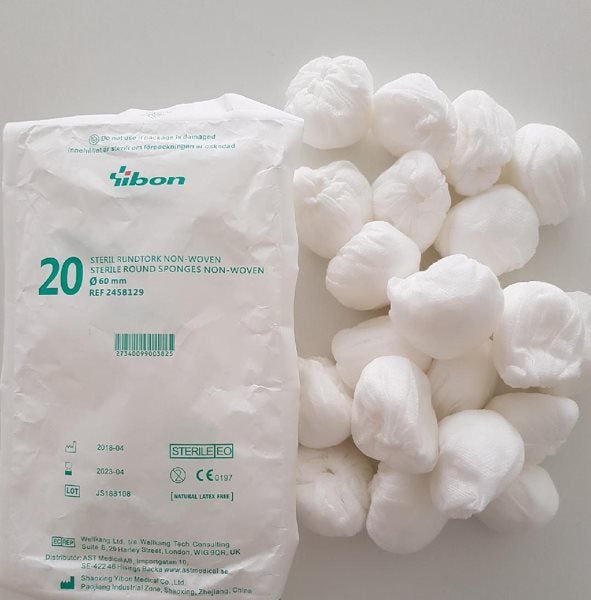 Produktbild - 56843 - Tvättork nonwoven dubbel inneremballage 60mm 20-pack