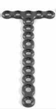 Produktbild - VF000191441 - Narrow Locking T-Plate VariAx2 Mini Fragment  2.4;  L:41mm / 3x5 holes