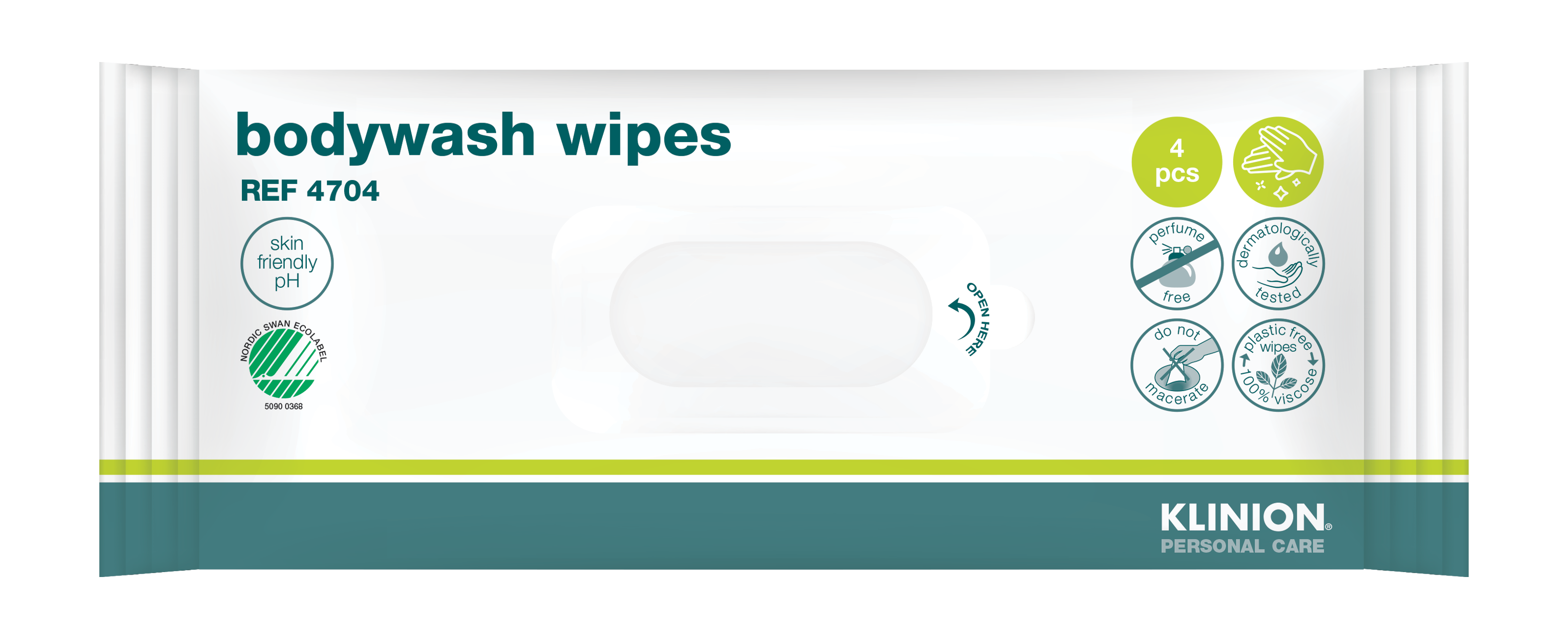 Produktbild - VF7003130 - Förfuktad tvättlapp oparfymerad 20x30cm, 8-pack