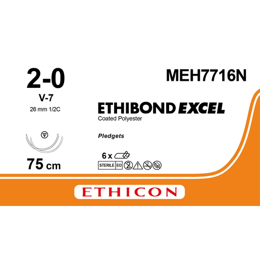 Produktbild - VF000148400 - ETHIBOND 2-0 2XV-7 8X75CM