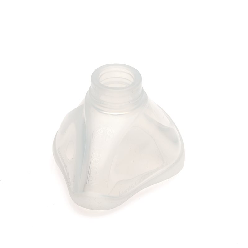 Produktbild - VF000184115 - Narkosmask formad silikon flergångsbruk helgjuten utan krage barn strl 3-4