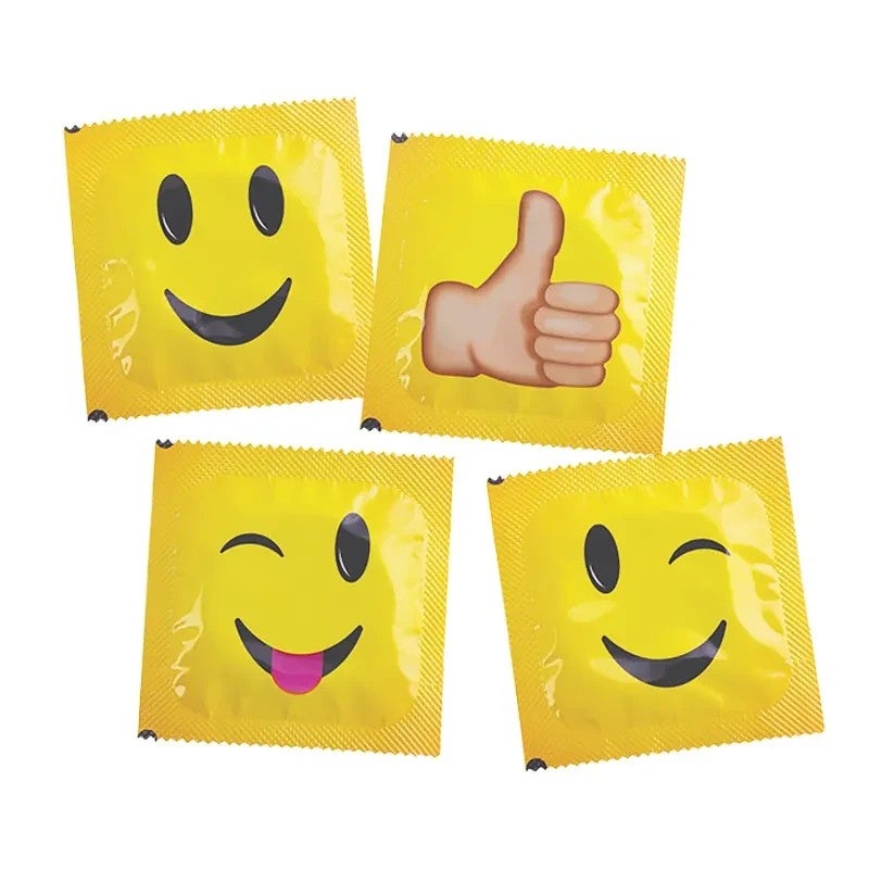 Produktbild - VF7003109 - Kondom med tema smiley 53mm Pasante EXS 200-pack