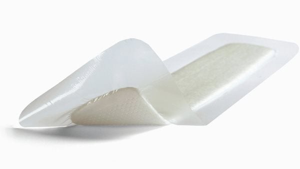 Produktbild - 56981 - Postoperativt förband superabsorberande med häftkant och silikonbeläggning 6x8cm