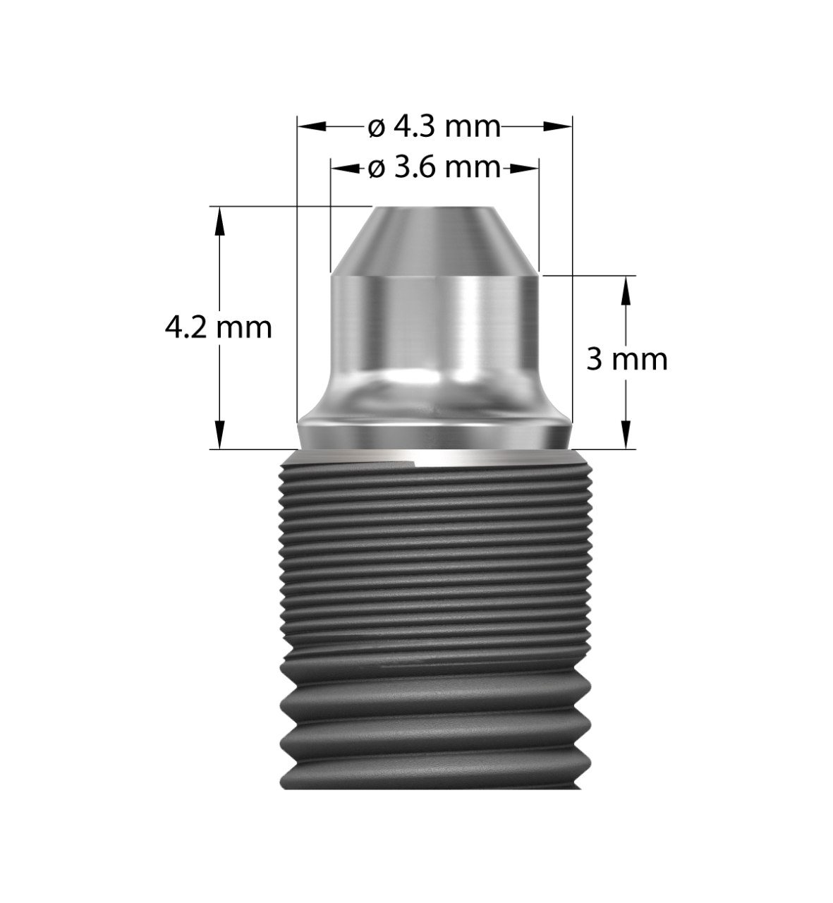 Produktbild - VF000178363 - Skruvretinerad uni-distans EV 5,4-3mm