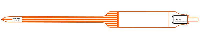 Produktbild - 66126 - ID-band vuxen plast orange 89x28mm för direkttryck med tejplås