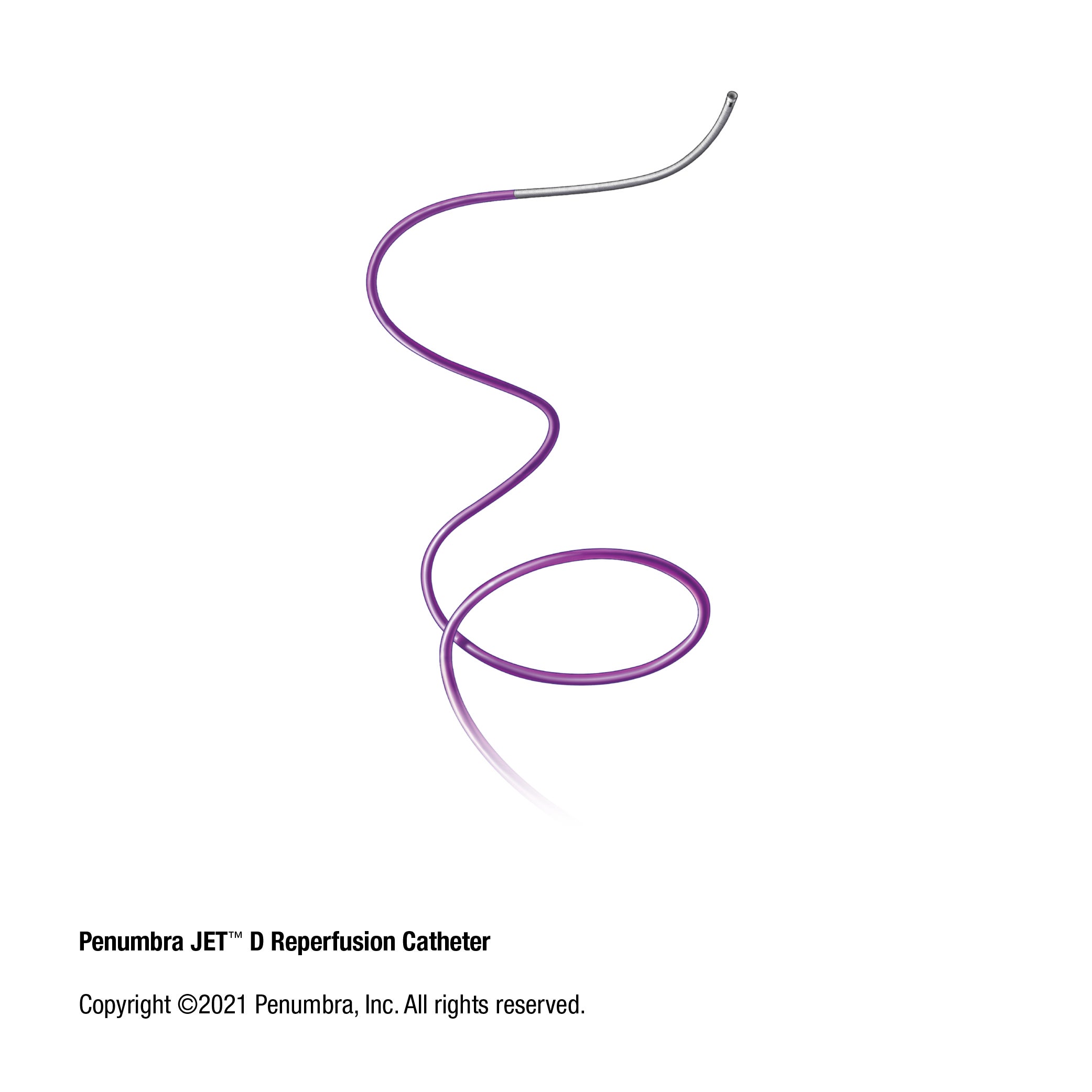 Produktbild - VF000165816 - Intermediärkateter 5MAX JET D reperfusion kateter med aspirationsslang