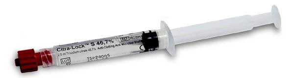 Produktbild - 53713 - Förfylld spruta med natriumcitrat 46,7% kateterlås för instillation i CDK 2,5ml