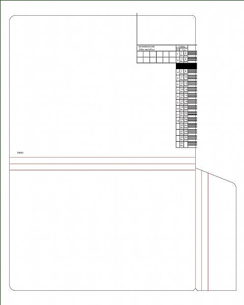 Produktbild - 54083 - Journalomslagsmapp månad 03 med tryck 315x235mm