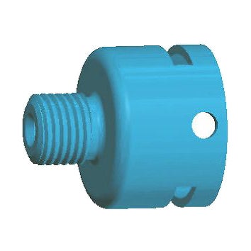 Produktbild - VF000175897 - Kanyladapter MM-gängad blå