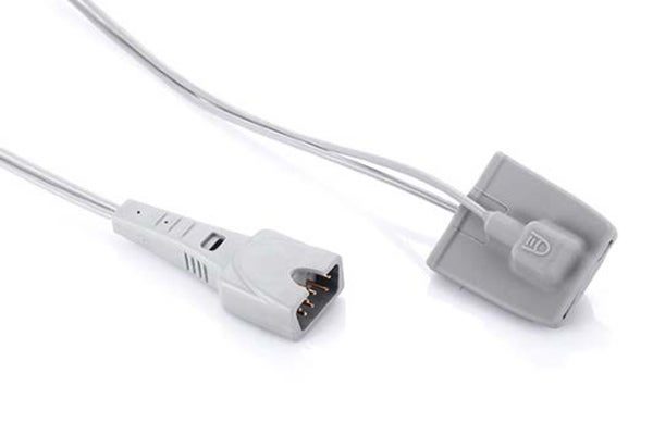 Produktbild - VF000152689 - Fingerprob till pulsoximeter flergångsbruk 10-30kg med kabel 11m