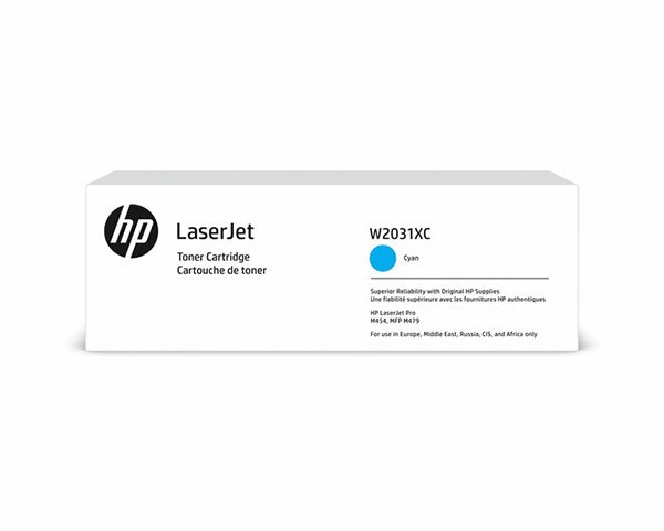 Produktbild - 64546 - Toner till HP 415X skrivare 7500 sidor M454 M455 M479 M480 cyan