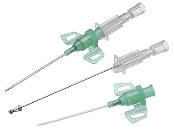 Produktbild - 51589 - Infusionskanyl utan port med stickskydd grön 300 PSI 18G 1,3x32mm