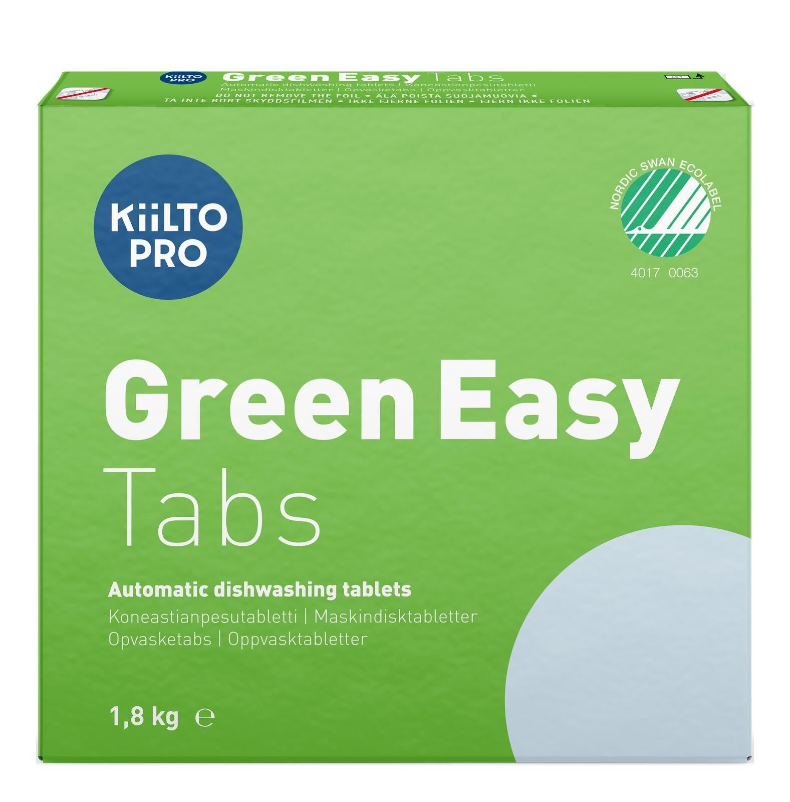 Produktbild - VF7003035 - Maskindiskmedel tablett allt-i-ett för snabbprogram 100-pack