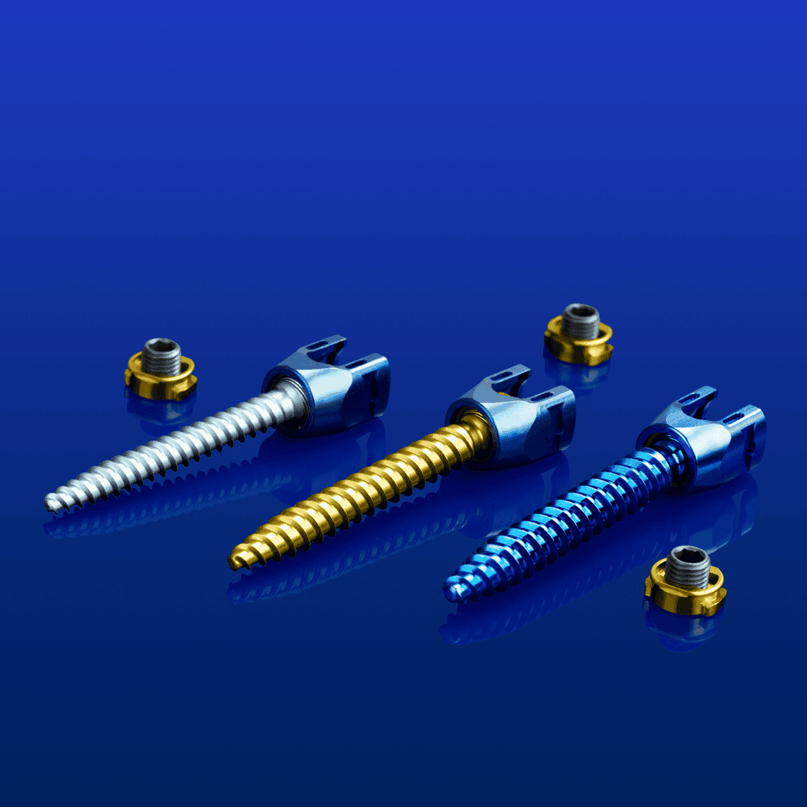 Produktbild - VF000170967 - Skruv för ryggimplantat polyaxial med slutet huvud DOD 8,5/7,0 längd 120mm