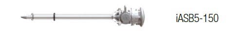 Produktbild - VF000163319 - Åtkomstport och obturator till insufflationsslang slät med trubbig spets diameter 5mm längd 150mm 6-pack