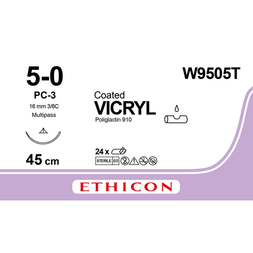 Produktbild - VF000148898 - VICRYL 5-0 PC-3 45CM UNDYED