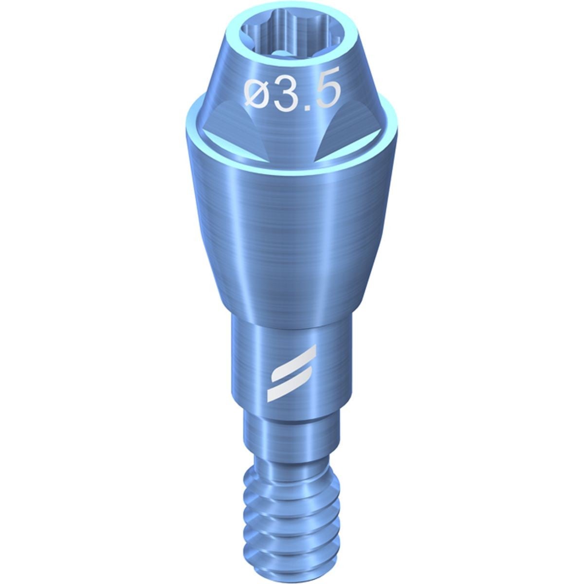 Produktbild - VF000179025 - Skruvretinerad distans NC steril 3,5mm gingivahöjd 3,5mm 0°