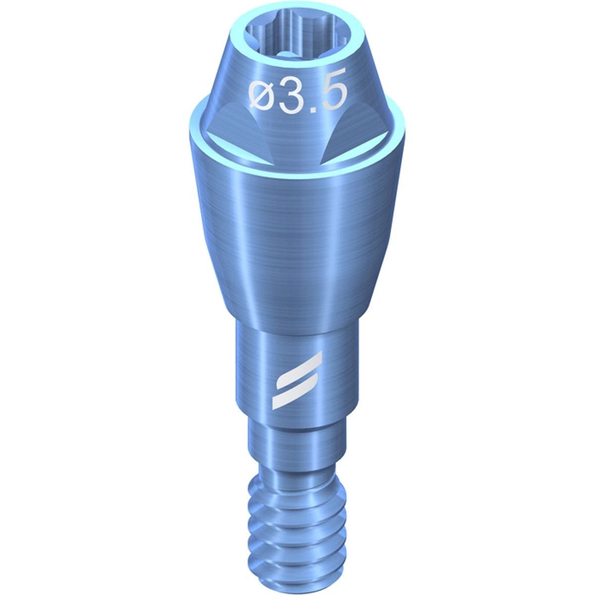 Produktbild - VF000179025 - Skruvretinerad distans NC steril 3,5mm gingivahöjd 3,5mm 0°