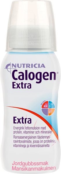 Produktbild - 46740 - Calogen Extra fettberikning jordgubb 400kcal/100ml 200ml