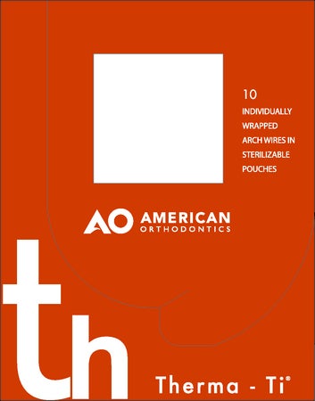 Produktbild - VF000137965 - Rundbåge Therma-Ti Lite för underkäke form II 0.016" 10-pack