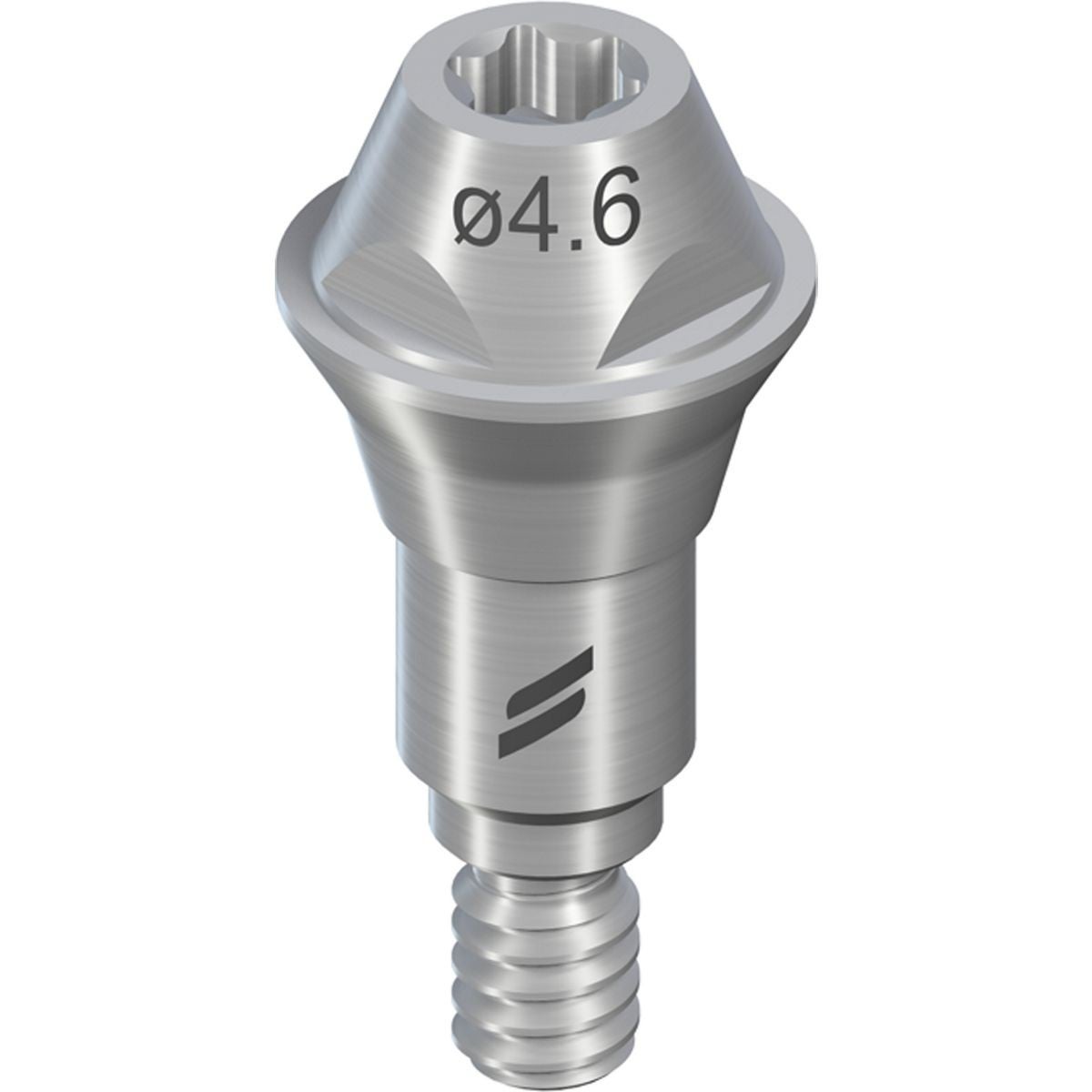 Produktbild - VF000179029 - Skruvretinerad distans RC steril 4,6mm gingivahöjd 1,5mm 0°