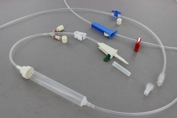 Produktbild - 41994 - Infusionsaggregat 2-vägs till volympump 708 för cytostatika