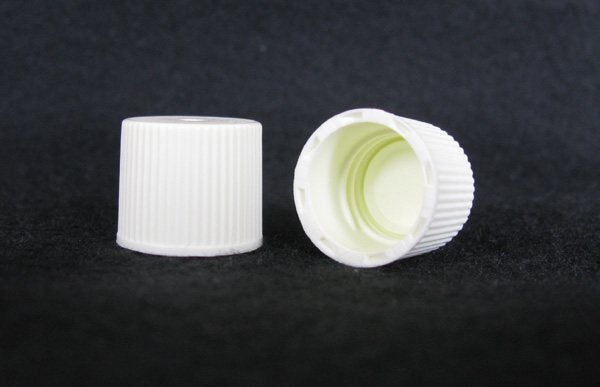 Produktbild - 59348 - Skruvlock i plast utan gummipackning till rör med gänga PP vit 16mm