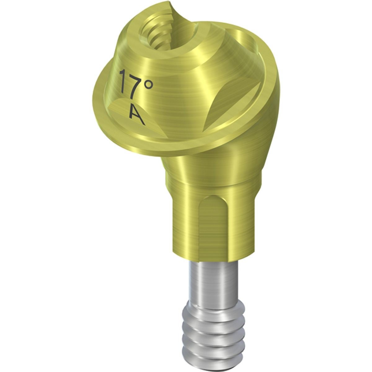 Produktbild - VF000179032 - Skruvretinerad distans NC steril 4,6mm gingivahöjd 2,5mm 17° typ A