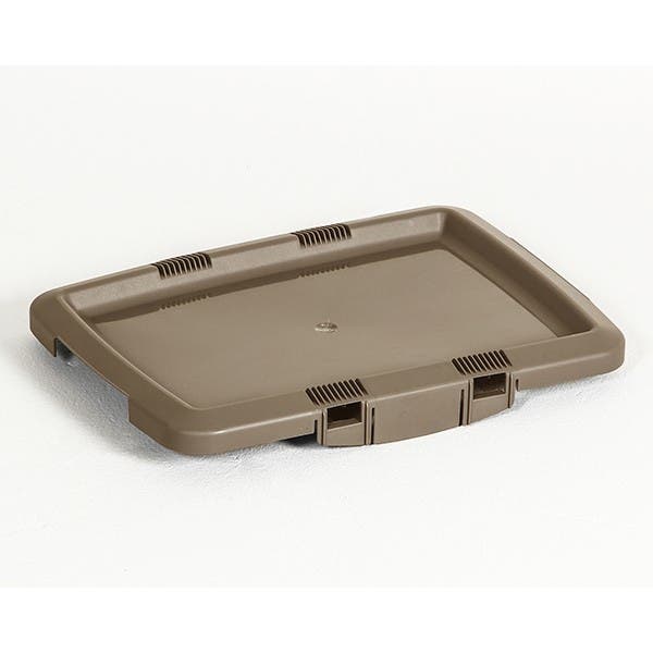 Produktbild - VF000178115 - Lock till källsorteringskärl återvunnet material brun 25L